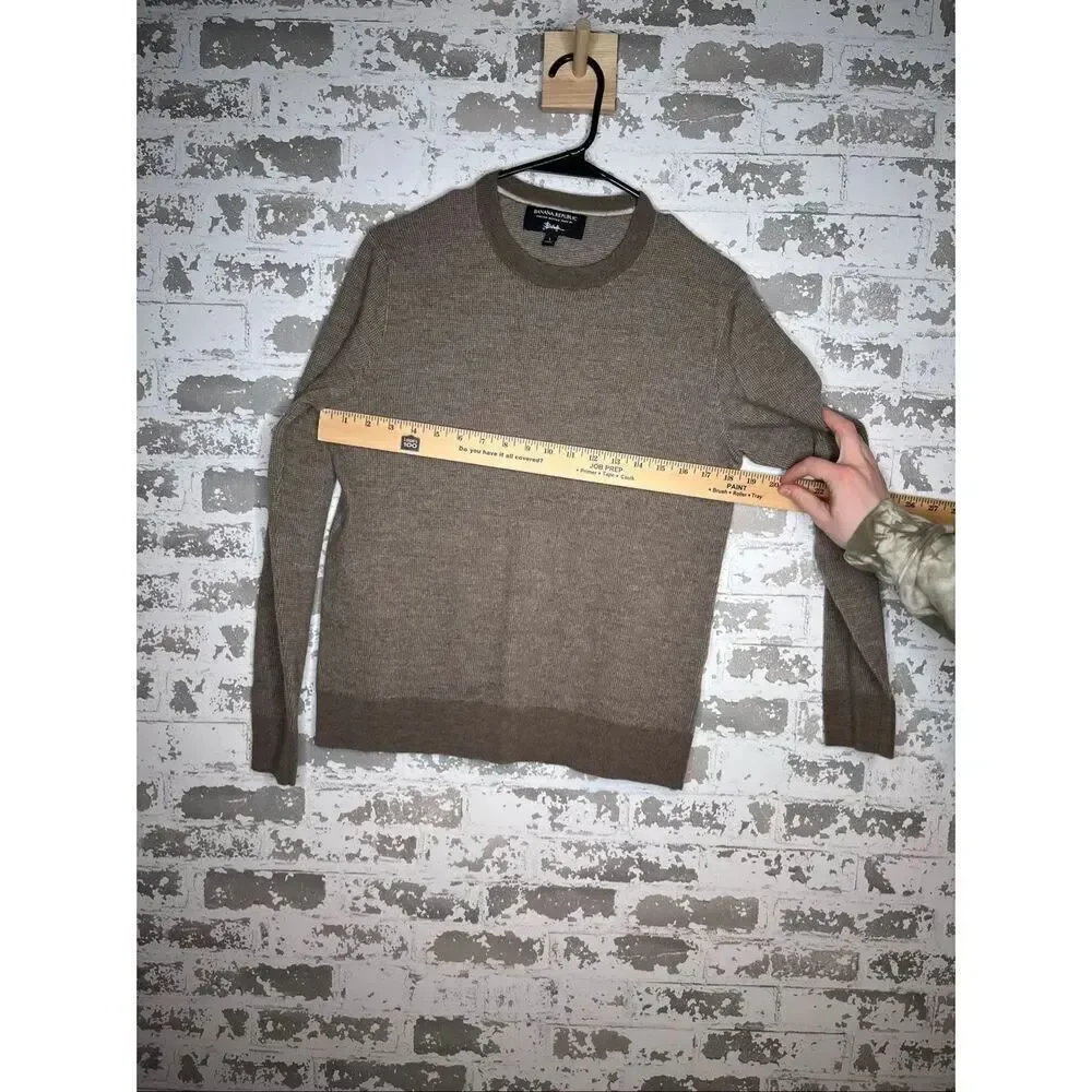 Banana republic | men Italian merino wool brown sweater